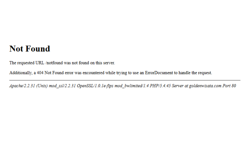 bahaya page not found 404