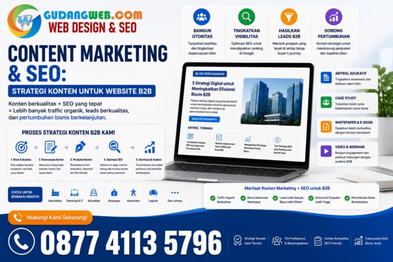 Content Marketing dan SEO Strategi Konten untuk Website B2B