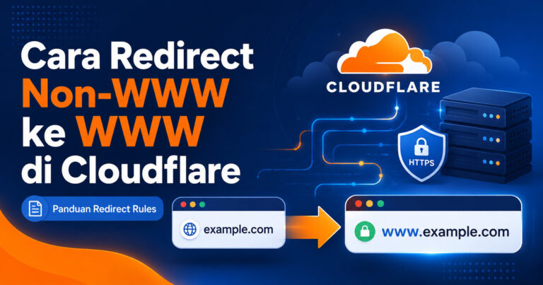 Cara Redirect Non-WWW ke WWW di Cloudflare